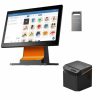 Touchsystem Bundle Sunmi mit Sunmi Cloud Printer  inkl. TSE mit 10 Zoll Kundendisplay