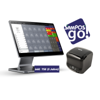 SamPOS go! Paket XL (Swan 1) mit EC-Cash Anbindung mit 10 Zo