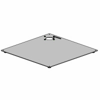 SpacePole Bodenplatte 400 x 400mm
