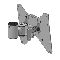 SpacePole VESA 100/200 SP2 Halterung für schwere Monitore