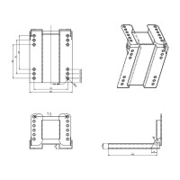 VESA Abdeckung und Halterung für Kundendisplay SD800 2