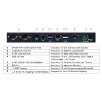 Sam4S Sapphire 570 Kassensystem inkl. Windows 10 IoT