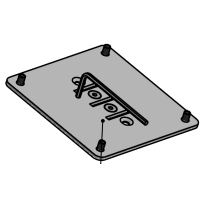SpacePole Adapter MultiGrip auf VESA75
