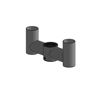 SpacePole Peripheriearm, 2 x 80mm für SP1 (38mm)