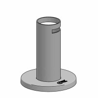 SpacePole Basis, Standrohr SP2 mit Tischbefestigung 120mm...