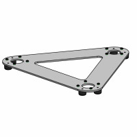 SpacePole Bodenplatte 3-fach