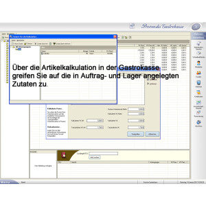 Artikel und Lager Zusatzmodul für Provendis Gastrokasse