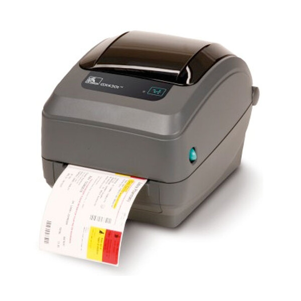 Zebra GX430t Etikettendrucker USB+RS232+ETHERNET mit Peeler