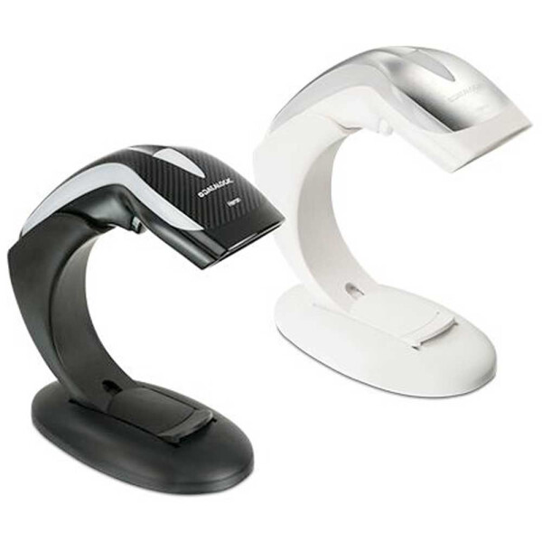 Datalogic Heron HD3130 Barcodescanner schwarz mit Standfuß und USB Kabel