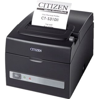 Citizen CT-S310II, Thermobondrucker Schwarz Ethernet und USB Anschluss