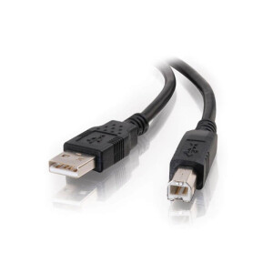 USB Kabel (A/B), 2m, schwarz