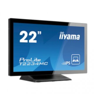 iiyama ProLite T22XX iiyama ProLite T2236MSC-B2AG, AG, 54,6cm (21,5), Projected Capacitive, 10 TP, Full HD, schwarz