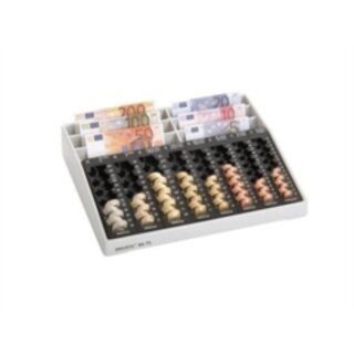 Kassenkombination - REKORD 86 PL mit 8 herausnehmbaren Einzelmünzbehältern und 6 Banknoten-Steilfächern