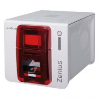 Evolis Zenius Evolis Zenius Classic, einseitig, 12 Punkte/mm (300dpi), USB, rot