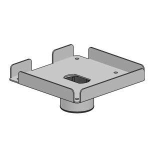 SpacePole Druckerplatte für Epson TM-m30