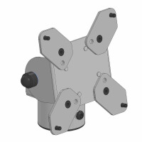 SpacePole VESA 75/100 Top Mount für SP2