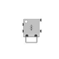 SpacePole EC Terminal Halterung für Orga 6141